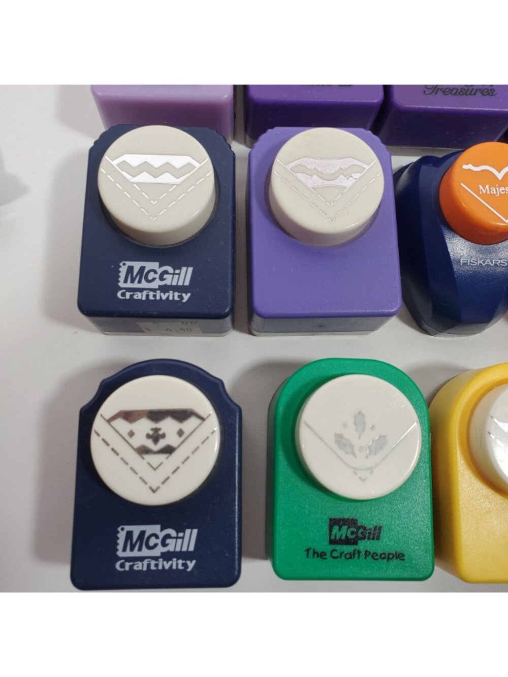 Paper Punches Lot Zutter McGill Fiskars Family Treasures Decorative Corner Edge - Picture 9 of 11